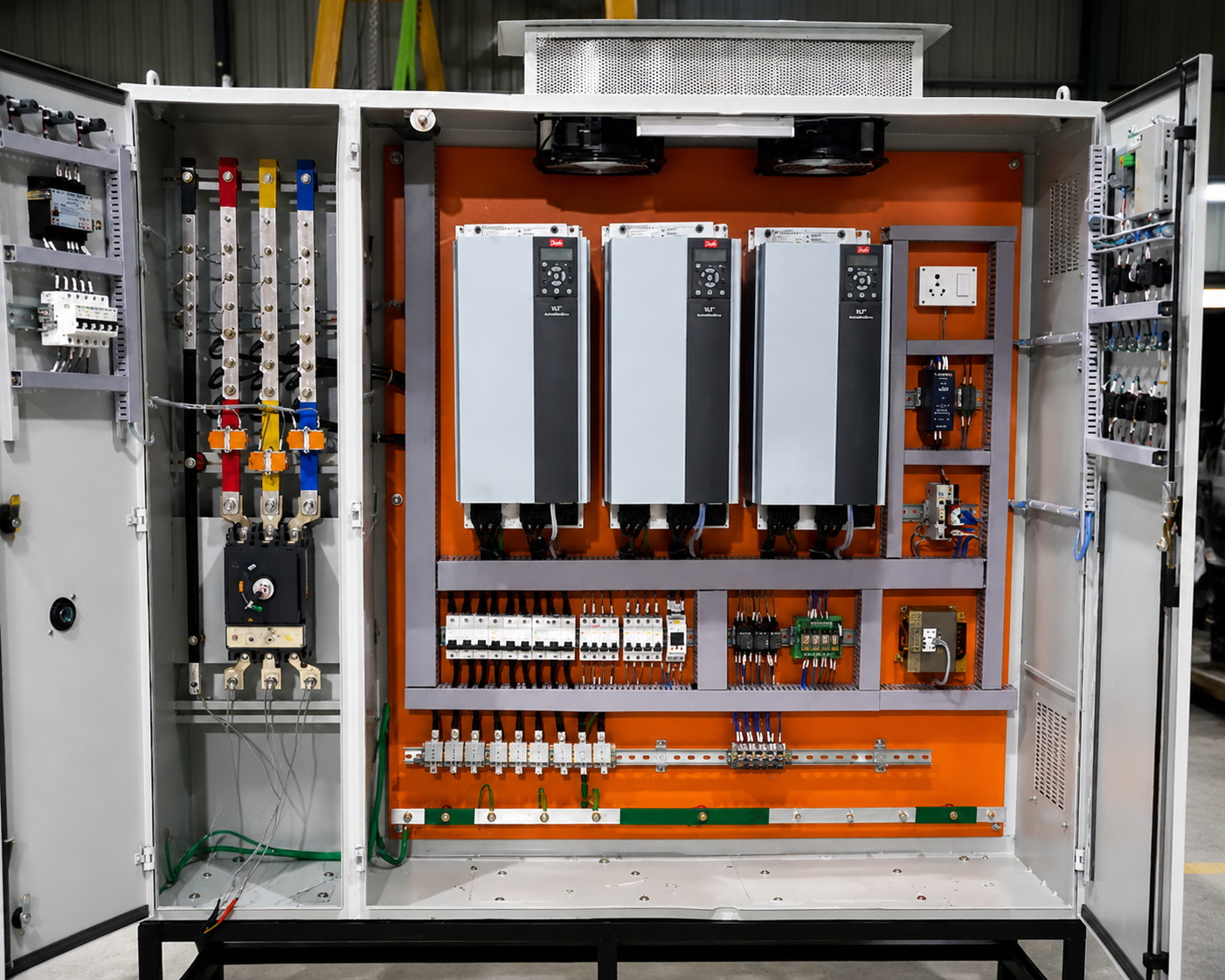 Chiller Secondary Pump Dedicated VFD PLC Electrical Control Panel